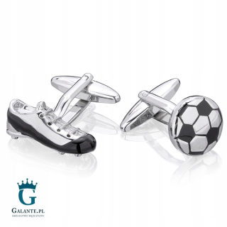 Galante Futbalové manžetové gombíky SD-2201 strieborné